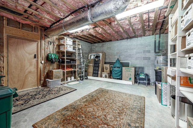5 Granada Ln, Hot Springs Village, AR 71909 - unfinished basement featuring concrete block wall