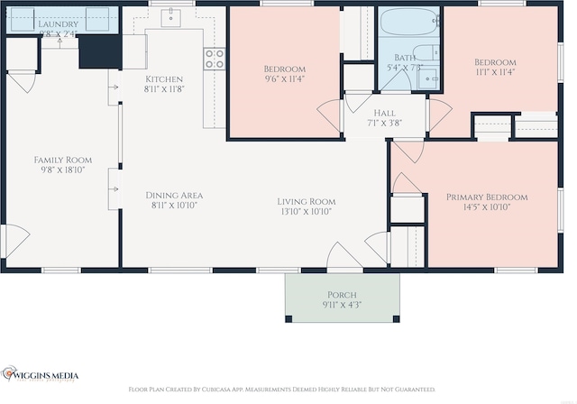718 Jones St, Sheridan, AR 72150 - home floor plan