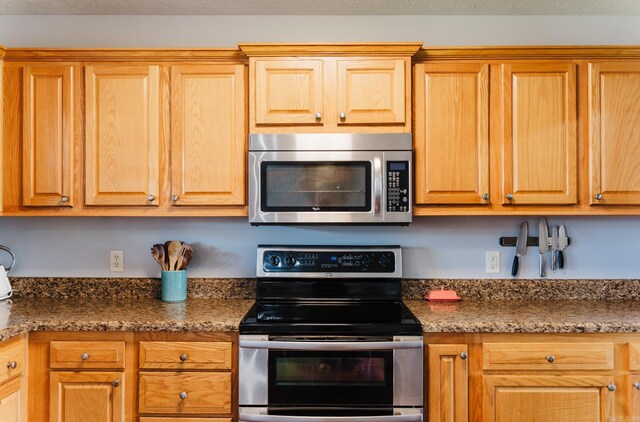 kitchen with stainless steel appliances