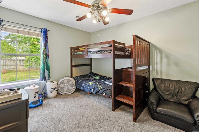 12 High Plains Dr, Cabot, AR 72023 - bedroom featuring carpet and ceiling fan