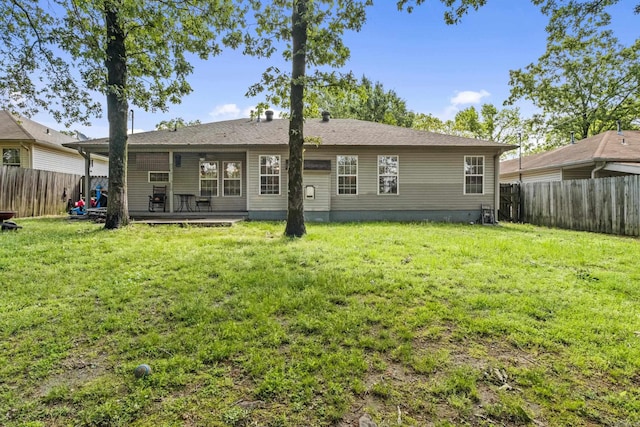 view of rear view of property
