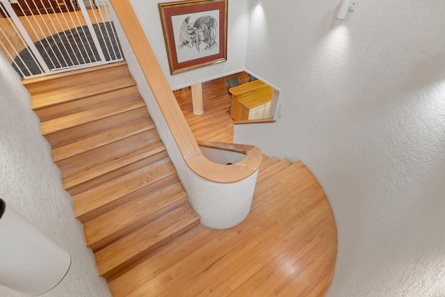 5000 Central Ave Unit 26-27, Hot Springs, AR 71913 - stairs with wood finished floors