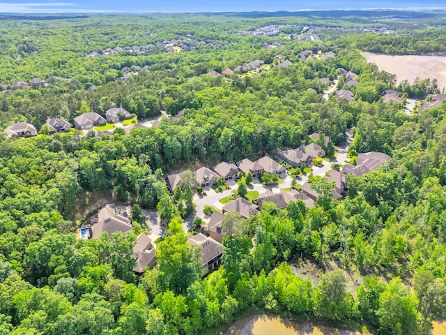 17 Cove Creek Pt, Little Rock, AR 72211 - aerial perspective of suburban area with a forest