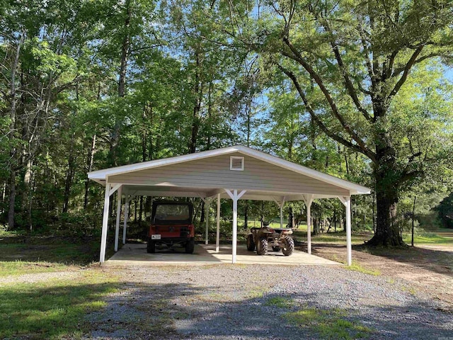 307 Clark Rd, White Hall, AR 71602 - view of parking / parking lot with a carport