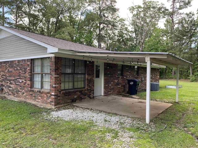 307 Clark Rd, White Hall, AR 71602 - view of patio with central AC unit