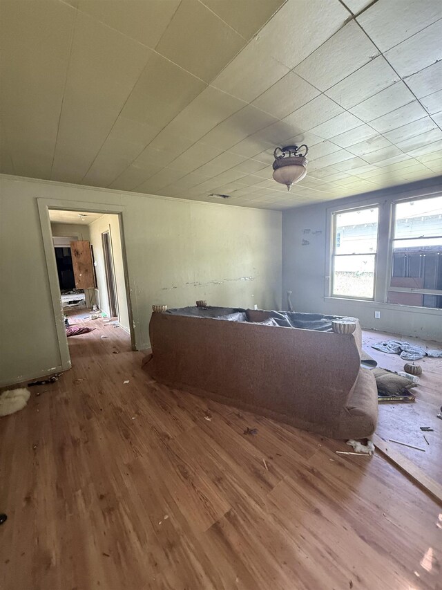 misc room featuring wood finished floors
