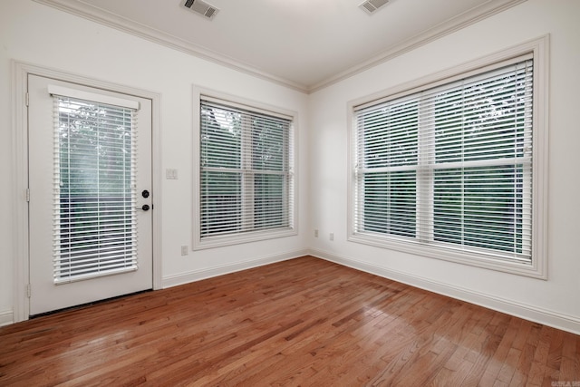 134 Myrick Ln, Hot Springs, AR 71913 - unfurnished room featuring ornamental molding, light wood finished floors, and baseboards