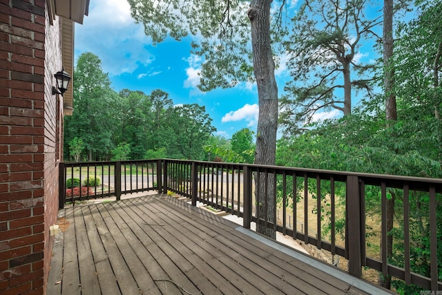 134 Myrick Ln, Hot Springs, AR 71913 - view of wooden terrace