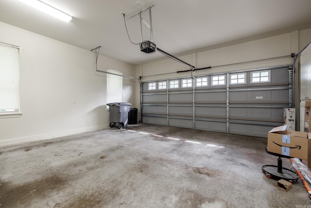 134 Myrick Ln, Hot Springs, AR 71913 - garage featuring a garage door opener and baseboards