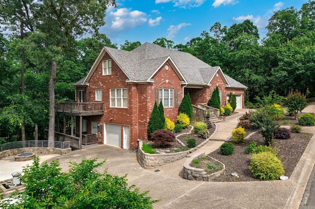 134 Myrick Ln, Hot Springs, AR 71913 - traditional-style house with brick siding, driveway, an attached garage, and a shingled roof
