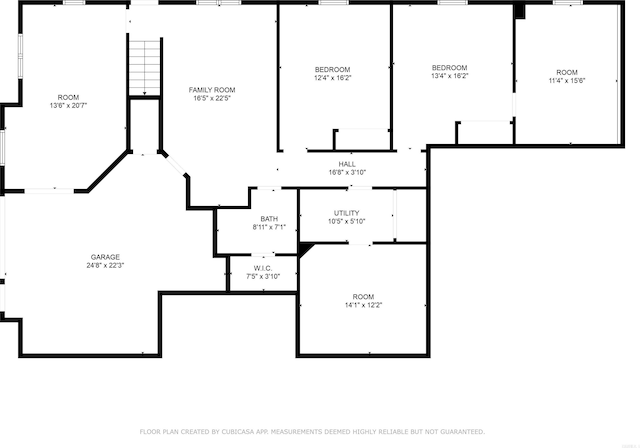 134 Myrick Ln, Hot Springs, AR 71913 - room layout