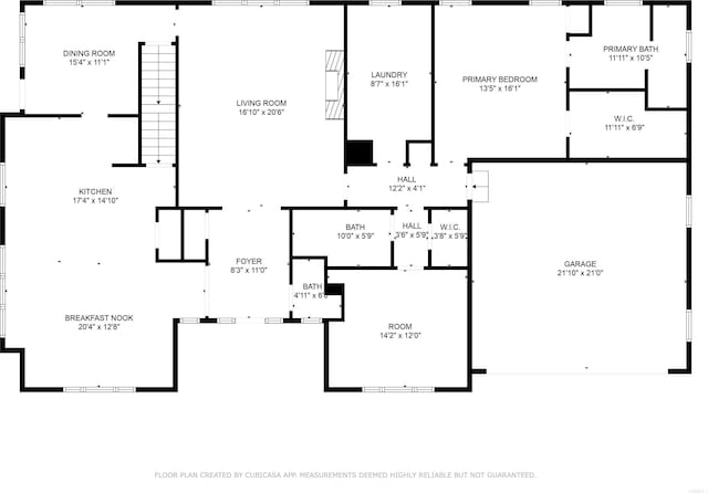 134 Myrick Ln, Hot Springs, AR 71913 - room layout