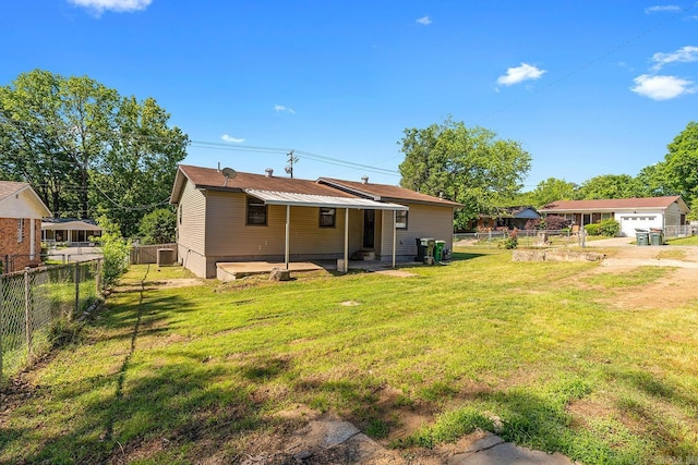 view of rear view of property