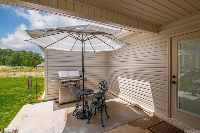 641 Lucy Ln, Alexander, AR 72002 - view of patio / terrace with area for grilling