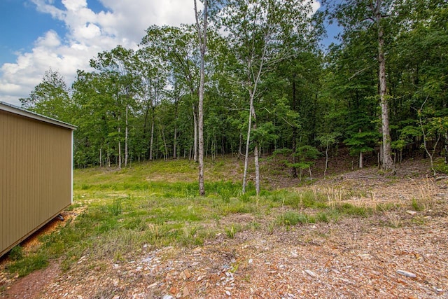 641 Lucy Ln, Alexander, AR 72002 - view of yard featuring a forest view