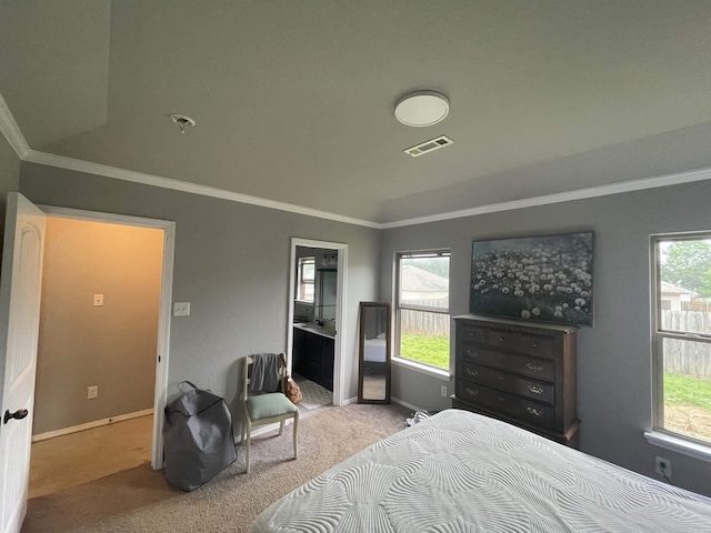103 Sunflower Ln, Beebe, AR 72012 - carpeted bedroom with baseboards and ornamental molding