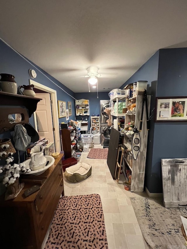 49 Tram, Perryville, AR 72126 - interior space with ceiling fan