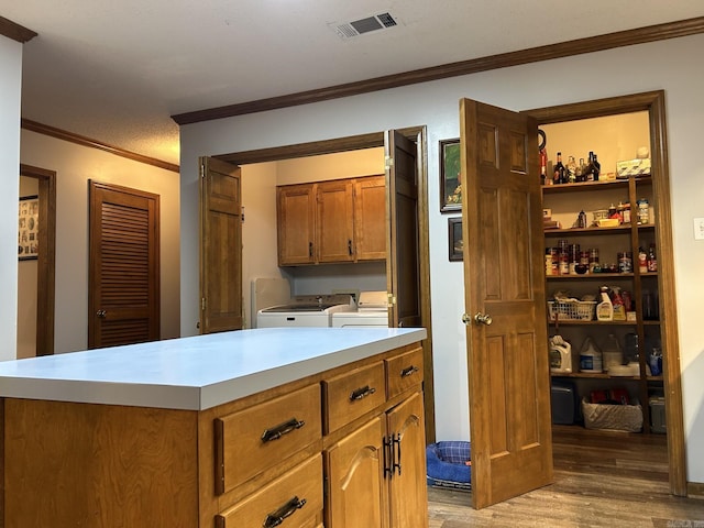 7613 Toltec Dr, North Little Rock, AR 72116 - storage area featuring washer and dryer
