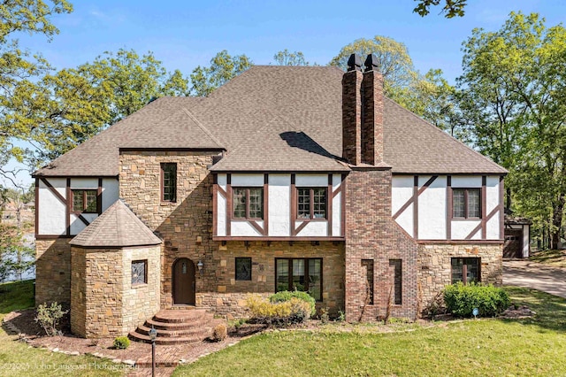 1920 Airpark Rd, Wynne, AR 72396 - view of front facade featuring stucco siding, stone siding, and roof with shingles