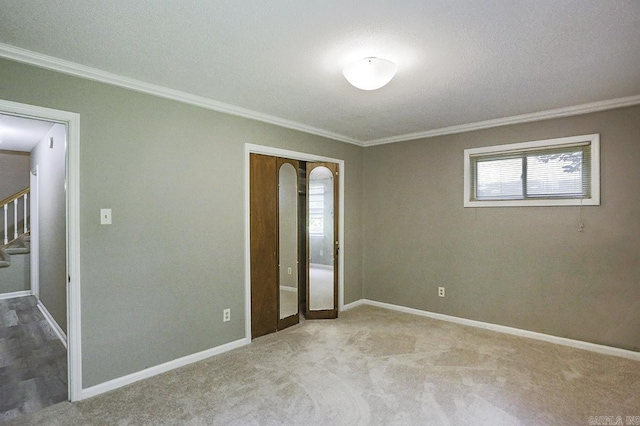 29 Flintwood Dr, Little Rock, AR 72227 - unfurnished room featuring ornamental molding, carpet flooring, stairs, and baseboards
