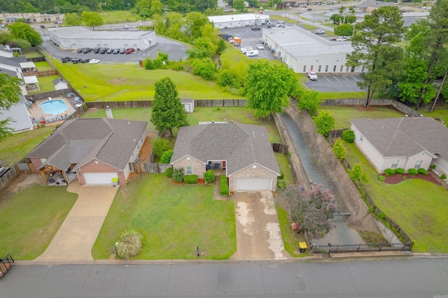 drone / aerial view