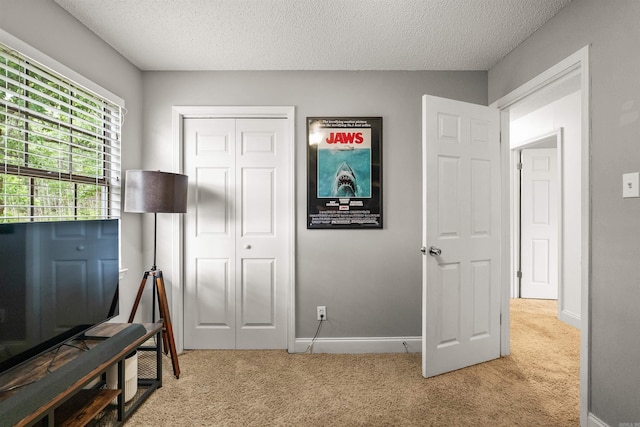 4 Desoto Forest Cv, Little Rock, AR 72211 - office area with light colored carpet, a textured ceiling, and baseboards