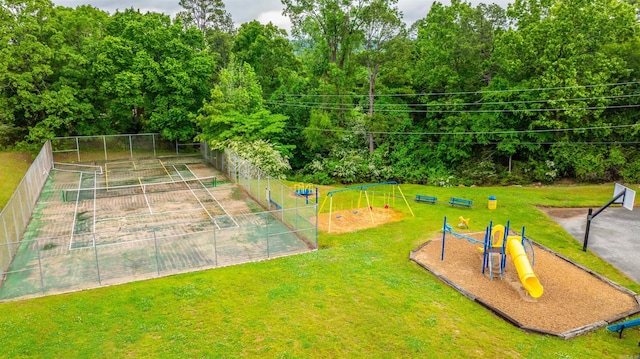 4 Desoto Forest Cv, Little Rock, AR 72211 - view of home's community featuring a tennis court