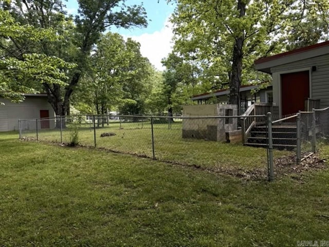 601 Clarence St, Mountain View, AR 72560 - view of yard featuring a deck