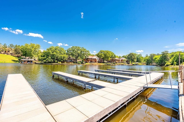 dock with a water view