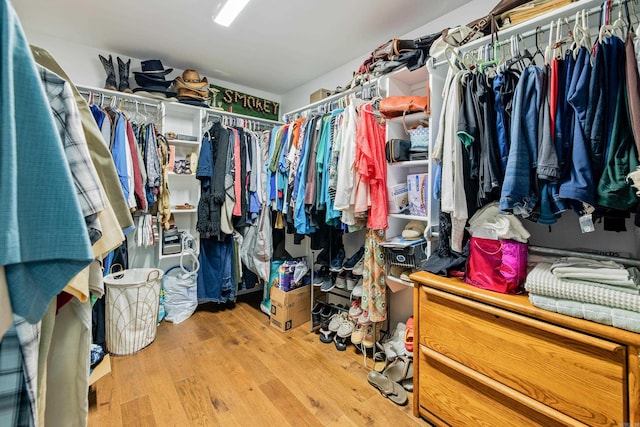 2724 Crooked Stick Dr, Benton, AR 72015 - spacious closet featuring wood finished floors