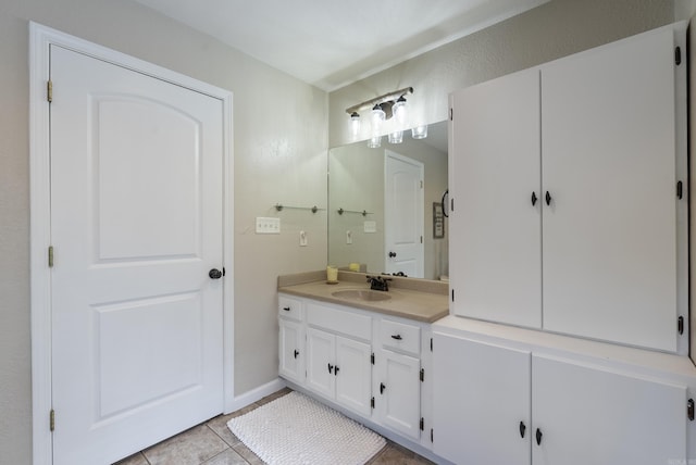 112 Fairchild Pt, Hot Springs, AR 71901 - bathroom with vanity and tile patterned floors