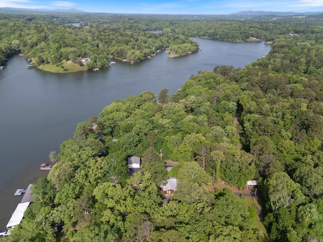 112 Fairchild Pt, Hot Springs, AR 71901 - aerial view of property's location featuring a heavily wooded area and a nearby body of water