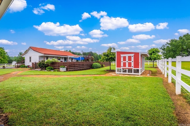 271 Austin Loop, El Paso, AR 72045 - view of yard with exterior structure and an outdoor structure