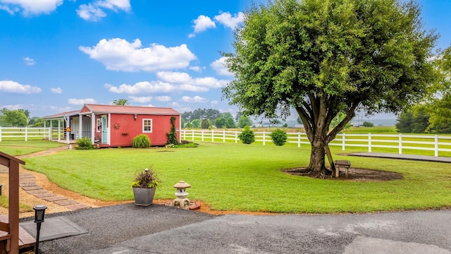 271 Austin Loop, El Paso, AR 72045 - view of yard with an outbuilding and a rural view