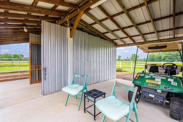 271 Austin Loop, El Paso, AR 72045 - view of patio / terrace with an exterior structure