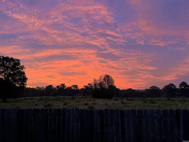 water view featuring fence