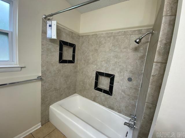 3804 Arapaho Trl, Little Rock, AR 72209 - full bathroom with plenty of natural light, tile patterned flooring, and shower / washtub combination