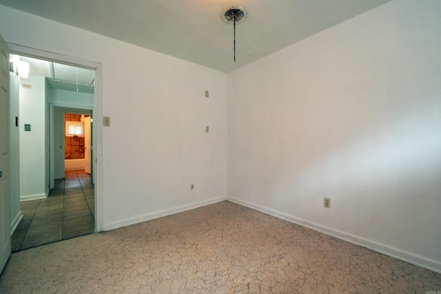 3815 Bruno Rd, Little Rock, AR 72209 - carpeted spare room with attic access and baseboards
