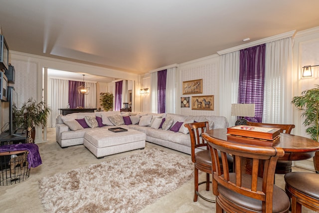 1705 W Cedar St, El Dorado, AR 71730 - living room featuring carpet flooring