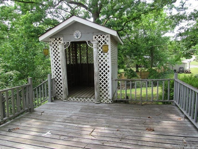 view of deck