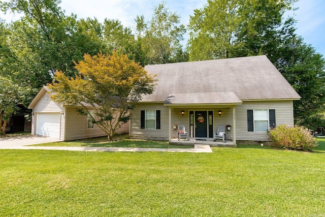 204 Riverside Dr, Pangburn, AR 72121 - view of front of property featuring covered porch and a front lawn