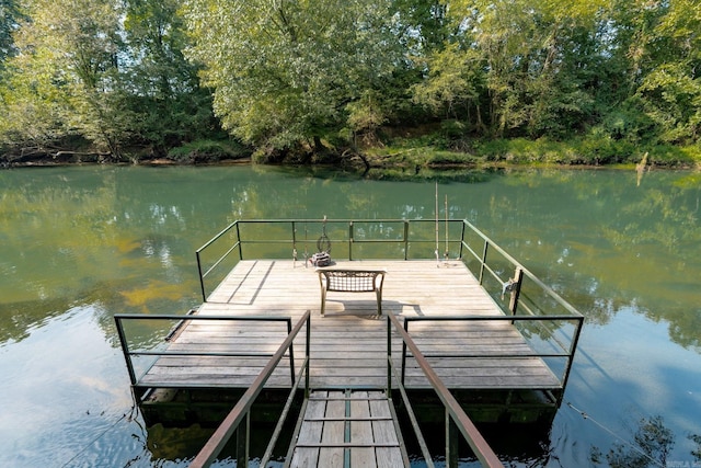 204 Riverside Dr, Pangburn, AR 72121 - dock area featuring a water view