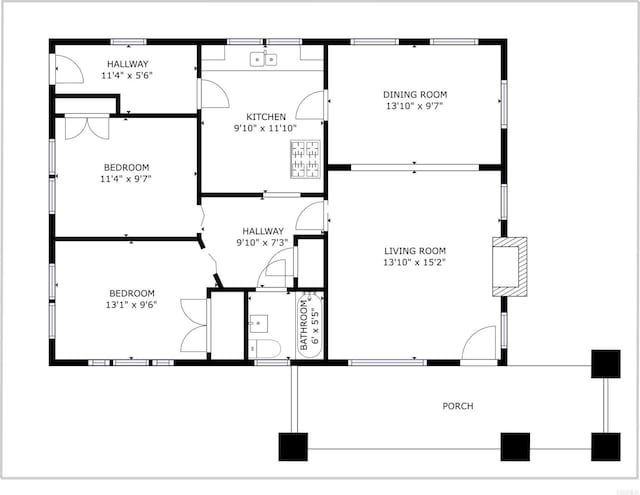 5200 I St, Little Rock, AR 72205 - property floor plan