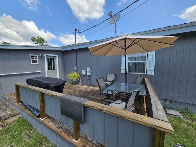view of deck