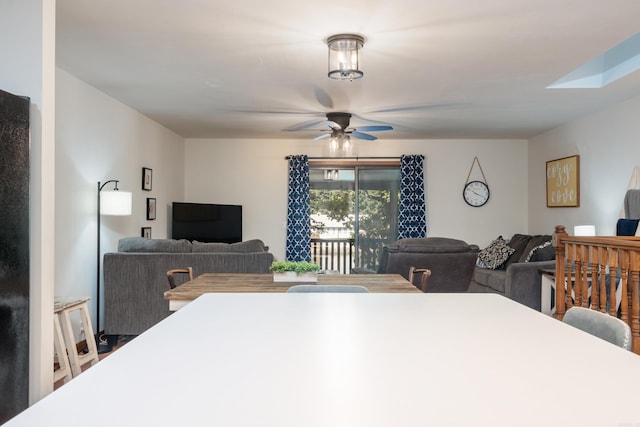 36 Lequita Pl, Hot Springs Village, AR 71909 - dining area featuring a ceiling fan