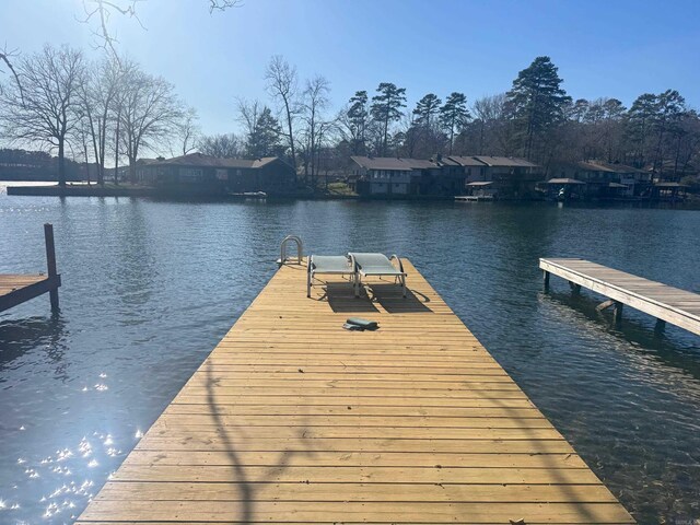 36 Lequita Pl, Hot Springs Village, AR 71909 - dock area featuring a water view