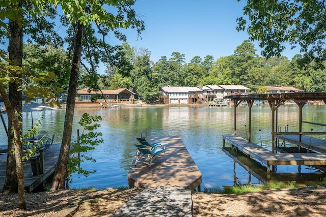 36 Lequita Pl, Hot Springs Village, AR 71909 - dock area with a water view