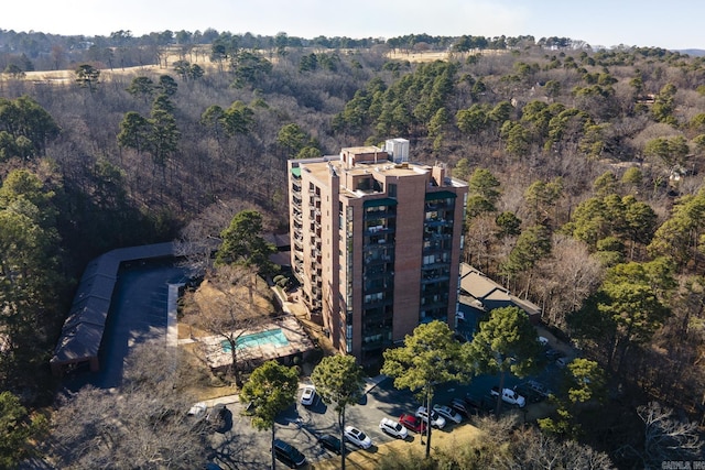 1 Treetops Ln Unit 601, Little Rock, AR 72202 - aerial view of property's location featuring a heavily wooded area