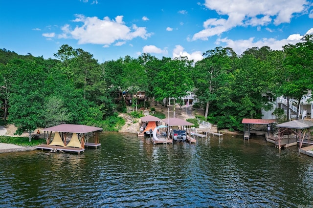 3 Tenerife Way, Hot Springs Village, AR 71909 - dock area with boat lift and a water view