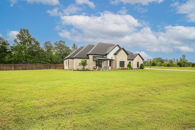 view of french country style house